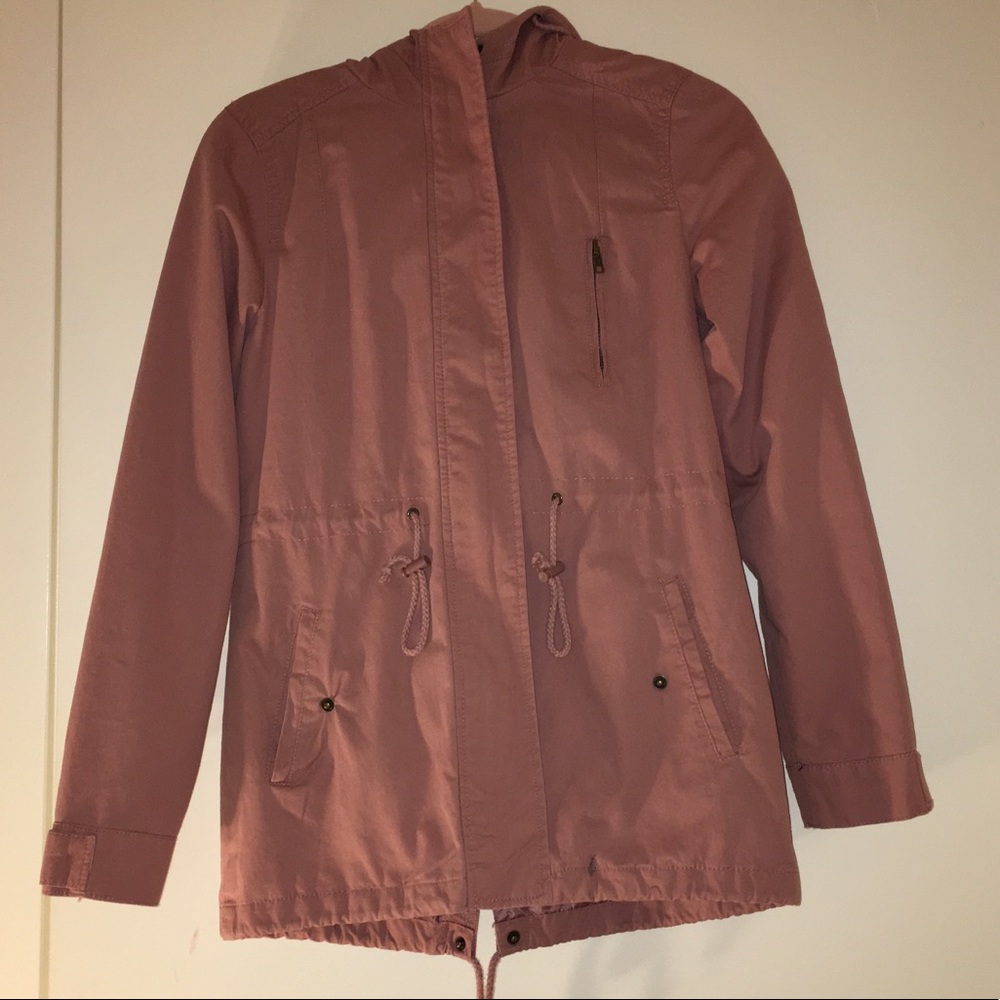 F21 PINK RAINCOAT